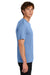 Port & Company PC390 Mens Heather Performance Short Sleeve Crewneck T-Shirt Heather Carolina Blue Model Side