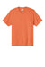 Port & Company PC390 Mens Heather Performance Short Sleeve Crewneck T-Shirt Heather Deep Orange Flat Front