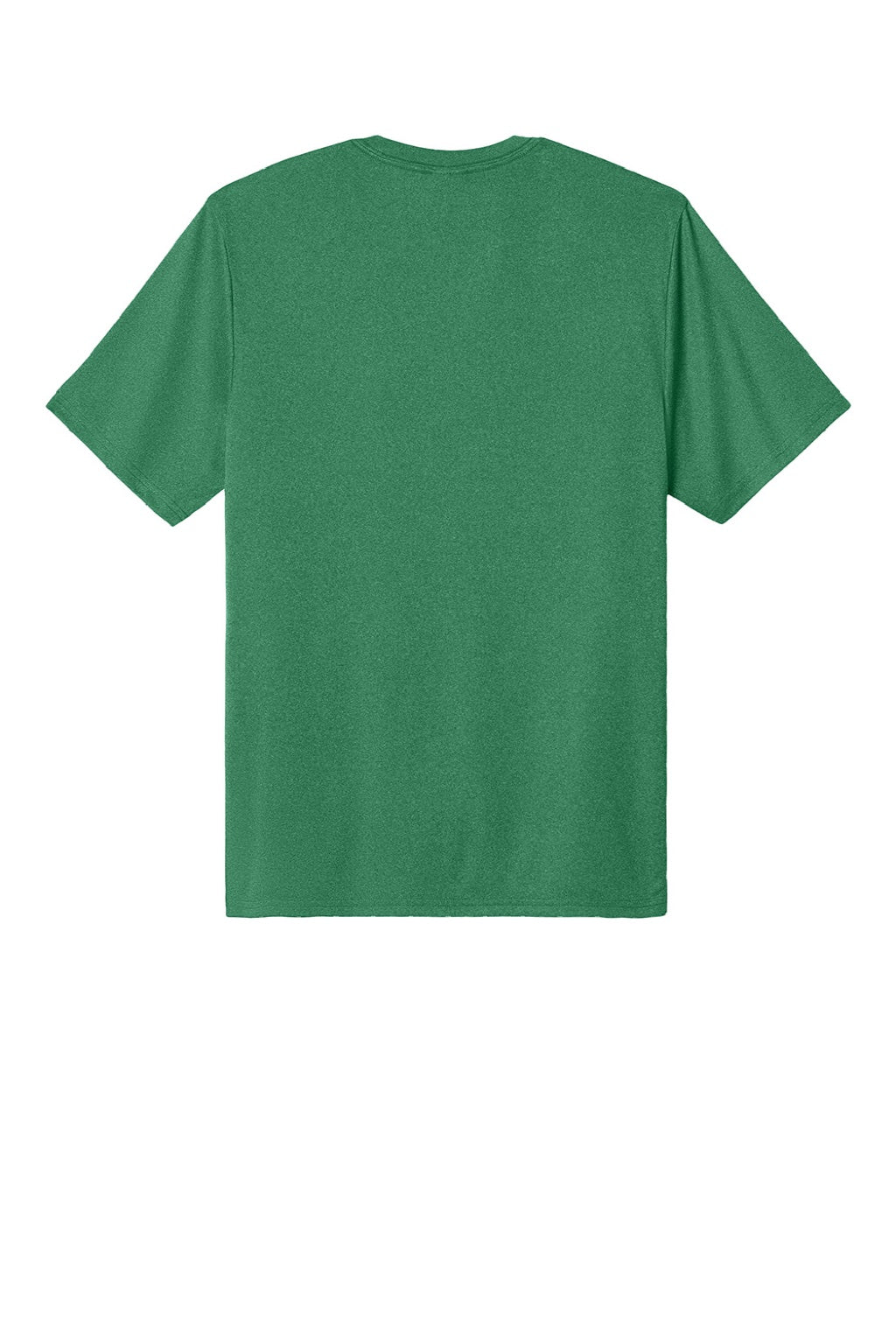 Port & Company PC390 Mens Heather Performance Short Sleeve Crewneck T-Shirt Heather Kelly Green Flat Back