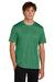 Port & Company PC390 Mens Heather Performance Short Sleeve Crewneck T-Shirt Heather Kelly Green Model Front