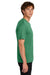 Port & Company PC390 Mens Heather Performance Short Sleeve Crewneck T-Shirt Heather Kelly Green Model Side