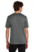 Port & Company PC390 Mens Heather Performance Short Sleeve Crewneck T-Shirt Heather Metal Grey Model Back