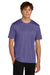 Port & Company PC390 Mens Heather Performance Short Sleeve Crewneck T-Shirt Heather Team Purple Model Front