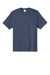 Port & Company PC390 Mens Heather Performance Short Sleeve Crewneck T-Shirt Heather True Navy Blue Flat Front