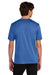 Port & Company PC390 Mens Heather Performance Short Sleeve Crewneck T-Shirt Heather True Royal Blue Model Back