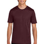 Port & Company Mens Heather Performance Short Sleeve Crewneck T-Shirt - Vintage Athletic Maroon - COMING SOON