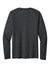 Port & Company PC43LS Mens Easy Long Sleeve Crewneck T-Shirt Heather Black Flat Back