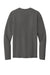 Port & Company PC43LS Mens Easy Long Sleeve Crewneck T-Shirt Charcoal Grey Flat Back