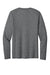 Port & Company PC43LS Mens Easy Long Sleeve Crewneck T-Shirt Heather Graphite Grey Flat Back