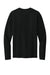 Port & Company PC43LS Mens Easy Long Sleeve Crewneck T-Shirt Jet Black Flat Back