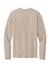 Port & Company PC43LS Mens Easy Long Sleeve Crewneck T-Shirt Light Sand Brown Flat Back