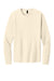 Port & Company PC43LS Mens Easy Long Sleeve Crewneck T-Shirt Natural Flat Front