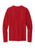 Port & Company PC43LS Mens Easy Long Sleeve Crewneck T-Shirt Red Flat Back