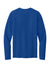 Port & Company PC43LS Mens Easy Long Sleeve Crewneck T-Shirt True Royal Blue Flat Back