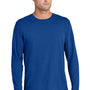 Port & Company Mens Easy Long Sleeve Crewneck T-Shirt - True Royal Blue - COMING SOON