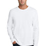 Port & Company Mens Easy Long Sleeve Crewneck T-Shirt - White - COMING SOON