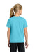 Port & Company PC43Y Youth Easy Short Sleeve Crewneck T-Shirt Aquatic Blue Model Back