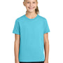Port & Company Youth Easy Short Sleeve Crewneck T-Shirt - Aquatic Blue - COMING SOON