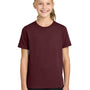 Port & Company Youth Easy Short Sleeve Crewneck T-Shirt - Athletic Maroon - COMING SOON