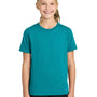 Port & Company Youth Easy Short Sleeve Crewneck T-Shirt - Bright Aqua Green - COMING SOON
