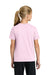 Port & Company PC43Y Youth Easy Short Sleeve Crewneck T-Shirt Cherry Blossom Pink Model Back