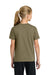 Port & Company PC43Y Youth Easy Short Sleeve Crewneck T-Shirt Coyote Brown Model Back