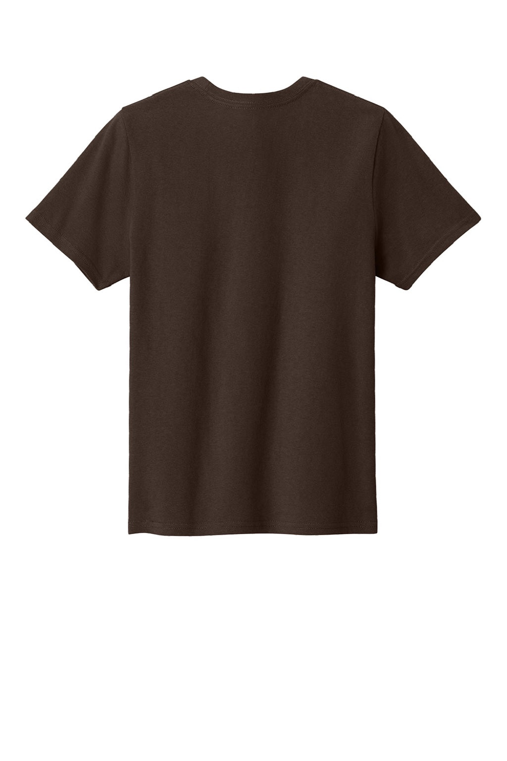 Port & Company PC43Y Youth Easy Short Sleeve Crewneck T-Shirt Dark Chocolate Brown Flat Back