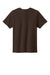 Port & Company PC43Y Youth Easy Short Sleeve Crewneck T-Shirt Dark Chocolate Brown Flat Back