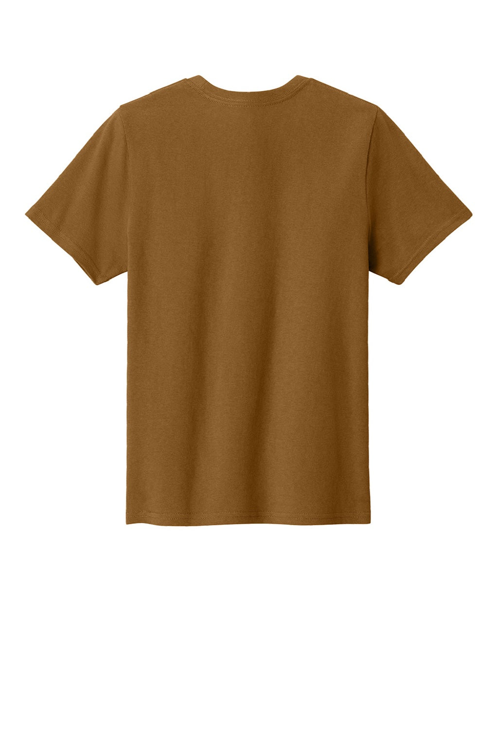 Port & Company PC43Y Youth Easy Short Sleeve Crewneck T-Shirt Duck Brown Flat Back