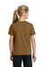 Port & Company PC43Y Youth Easy Short Sleeve Crewneck T-Shirt Duck Brown Model Back