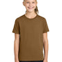 Port & Company Youth Easy Short Sleeve Crewneck T-Shirt - Duck Brown - COMING SOON