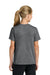 Port & Company PC43Y Youth Easy Short Sleeve Crewneck T-Shirt Heather Graphite Grey Model Back