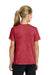 Port & Company PC43Y Youth Easy Short Sleeve Crewneck T-Shirt Heather Red Model Back