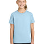 Port & Company Youth Easy Short Sleeve Crewneck T-Shirt - Ice Blue - COMING SOON