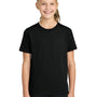 Port & Company Youth Easy Short Sleeve Crewneck T-Shirt - Jet Black - COMING SOON