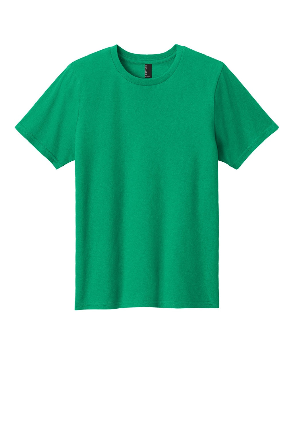 Port & Company PC43Y Youth Easy Short Sleeve Crewneck T-Shirt Kelly Green Flat Front