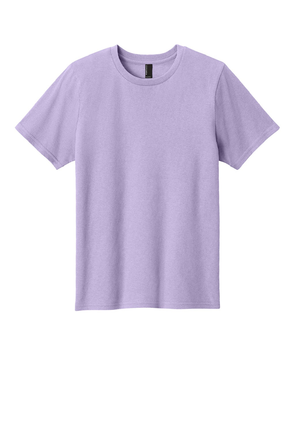 Port & Company PC43Y Youth Easy Short Sleeve Crewneck T-Shirt Lavender Purple Flat Front