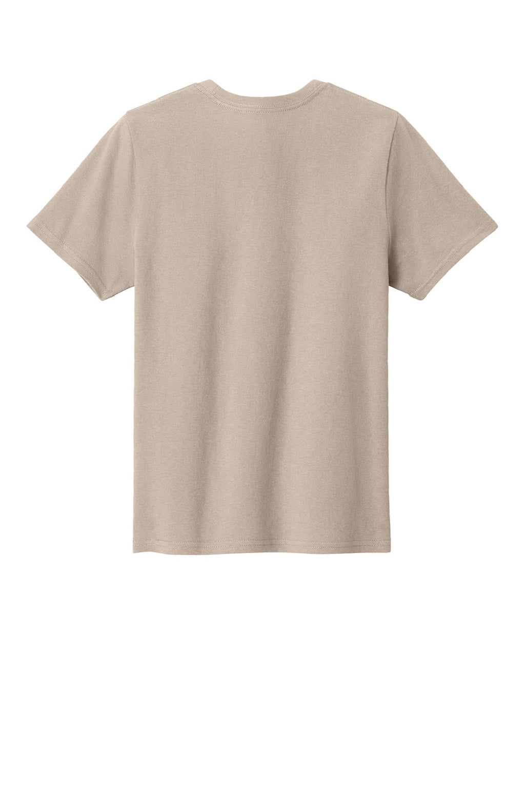 Port & Company PC43Y Youth Easy Short Sleeve Crewneck T-Shirt Light Sand Brown Flat Back