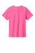 Port & Company PC43Y Youth Easy Short Sleeve Crewneck T-Shirt Neon Pink Flat Back