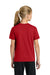 Port & Company PC43Y Youth Easy Short Sleeve Crewneck T-Shirt Red Model Back