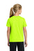 Port & Company PC43Y Youth Easy Short Sleeve Crewneck T-Shirt Safety Green Model Back