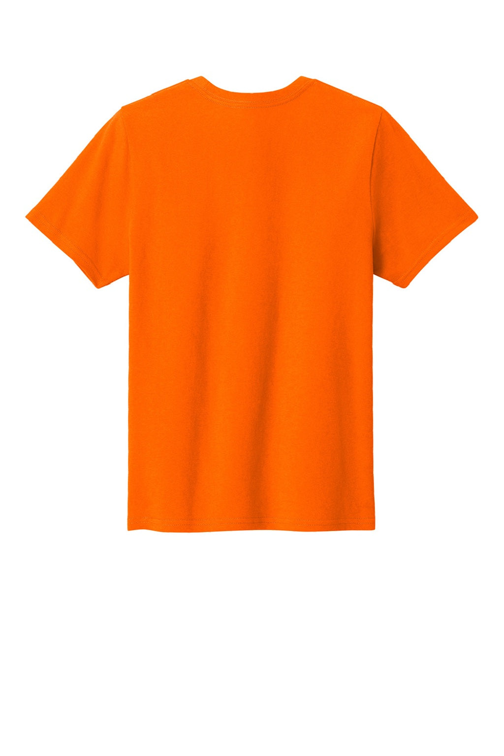 Port & Company PC43Y Youth Easy Short Sleeve Crewneck T-Shirt Safety Orange Flat Back