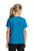 Port & Company PC43Y Youth Easy Short Sleeve Crewneck T-Shirt Heather Sapphire Blue Model Back