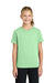Port & Company PC43Y Youth Easy Short Sleeve Crewneck T-Shirt Spearmint Green Model Front
