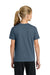 Port & Company PC43Y Youth Easy Short Sleeve Crewneck T-Shirt Steel Blue Model Back