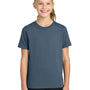 Port & Company Youth Easy Short Sleeve Crewneck T-Shirt - Steel Blue - COMING SOON
