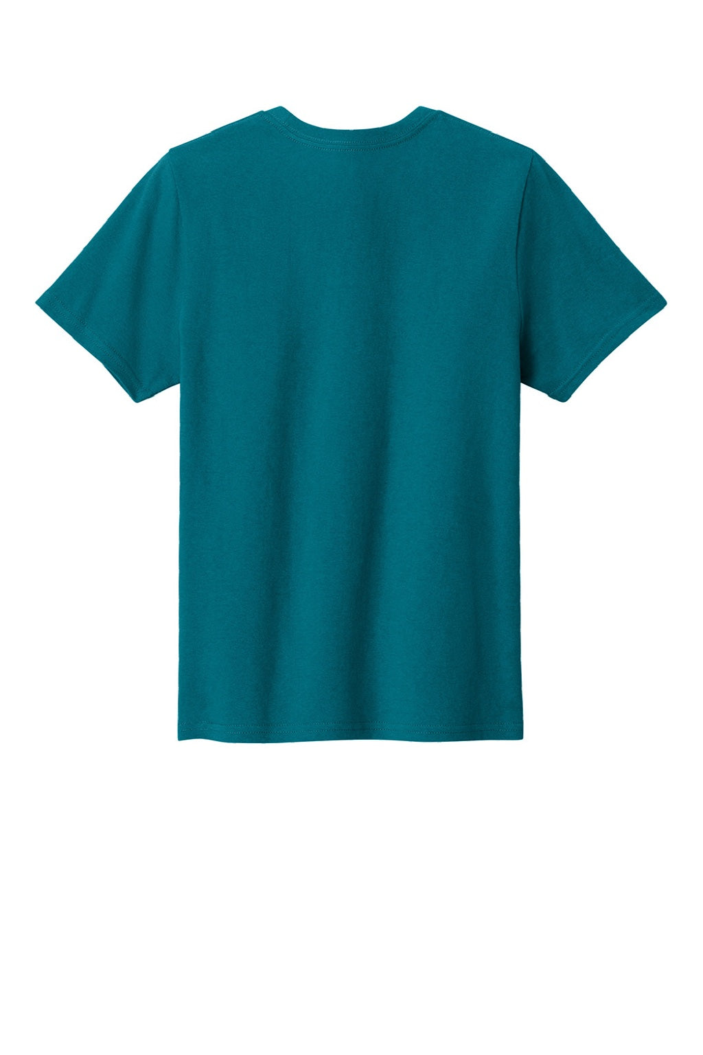 Port & Company PC43Y Youth Easy Short Sleeve Crewneck T-Shirt Teal Blue Flat Back