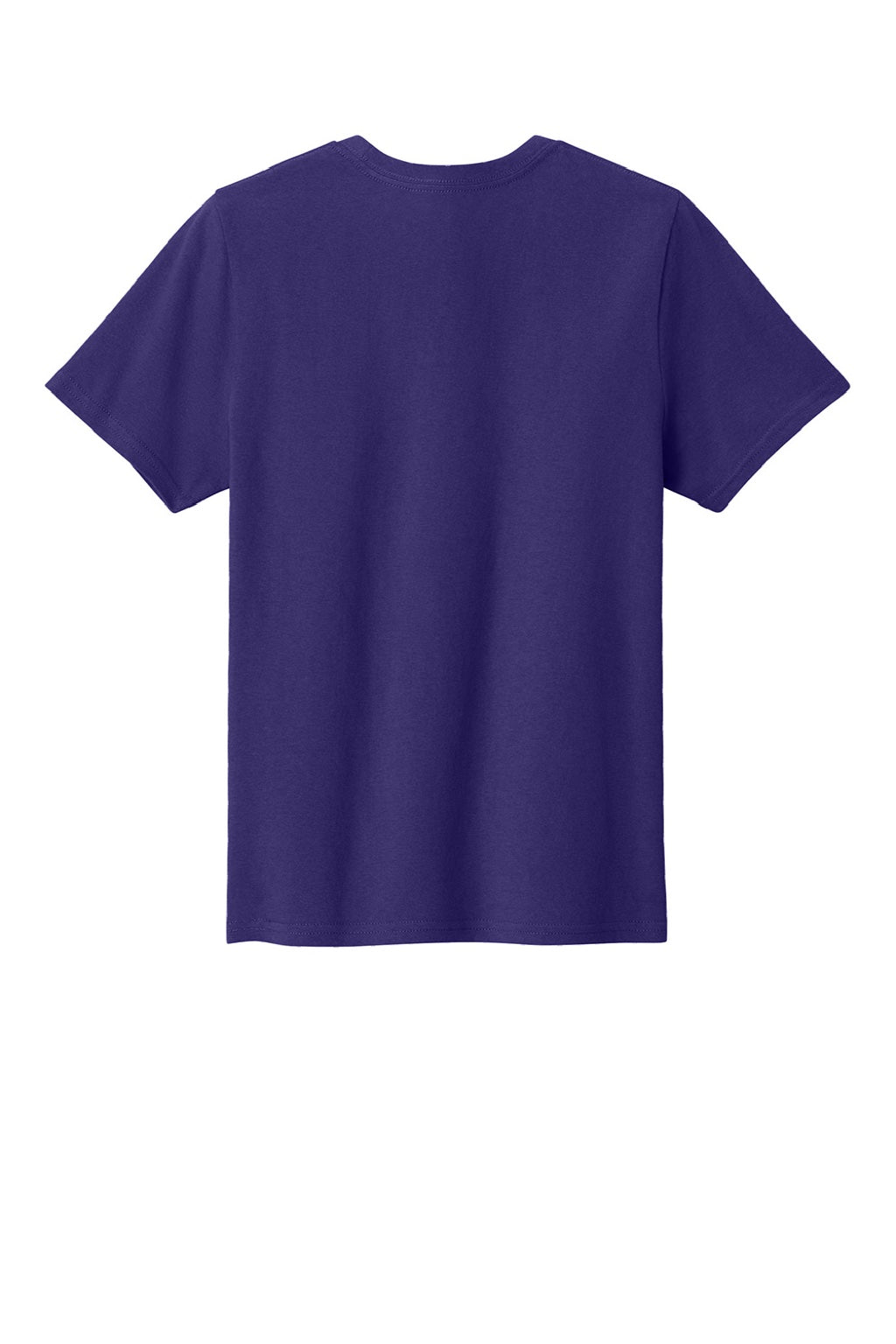 Port & Company PC43Y Youth Easy Short Sleeve Crewneck T-Shirt Team Purple Flat Back