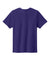 Port & Company PC43Y Youth Easy Short Sleeve Crewneck T-Shirt Team Purple Flat Back