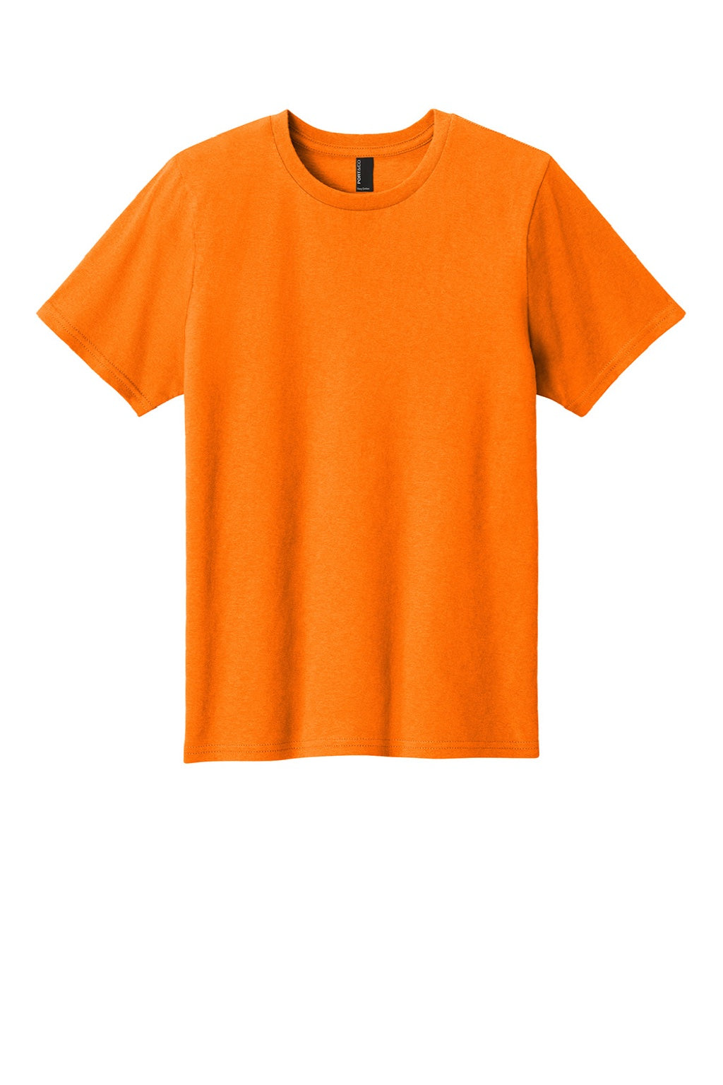 Port & Company PC43Y Youth Easy Short Sleeve Crewneck T-Shirt Tennessee Orange Flat Front